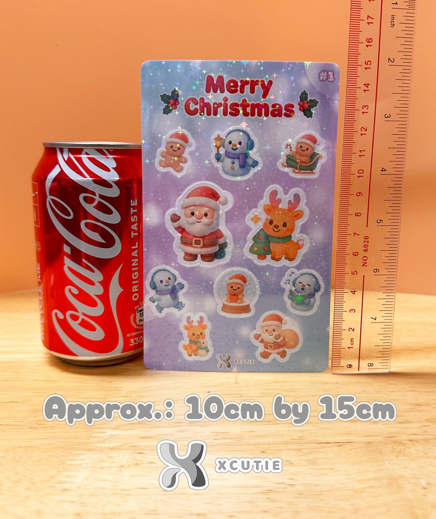 QQ Christmas Sticker Pack Set 01 | 10 Stickers