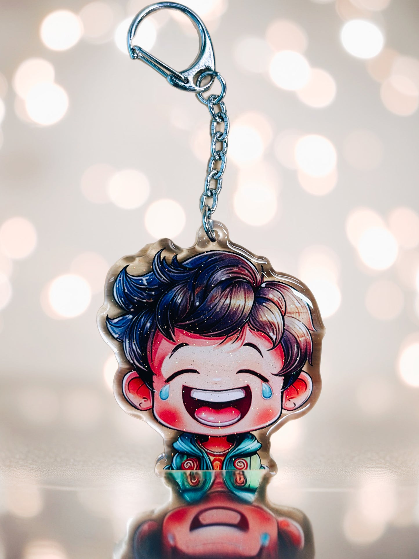 The Laugh-Cry Cutie - Cutie laughs the loudest keyring