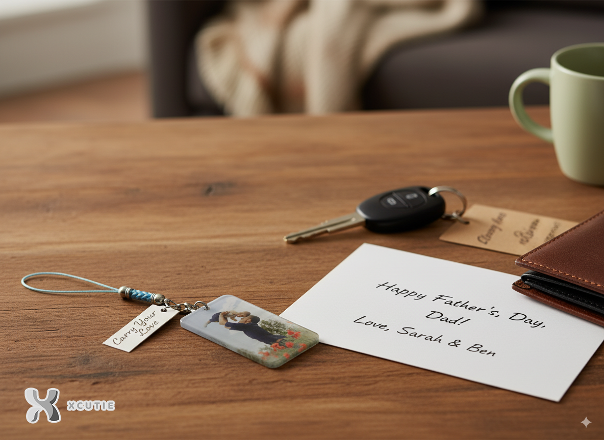 Personalized Photo Keyring – Custom Memory Keepsake Gift