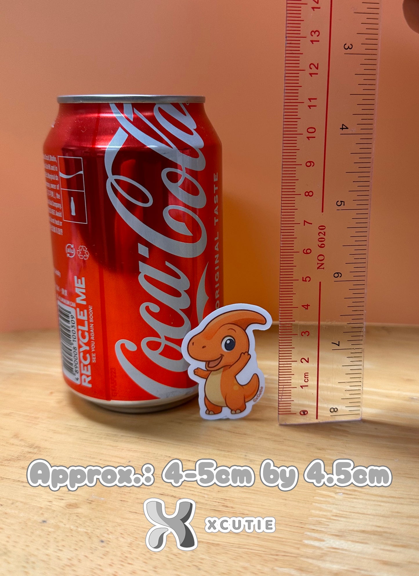 QQ Dino - Parasaurolophus - Dinosaur Vinyl Sticker Set #01 || 14 pcs/ pack