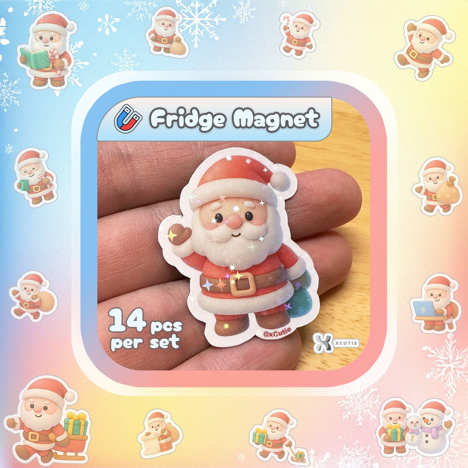 Magnetic Charm - To Attach, With Heart