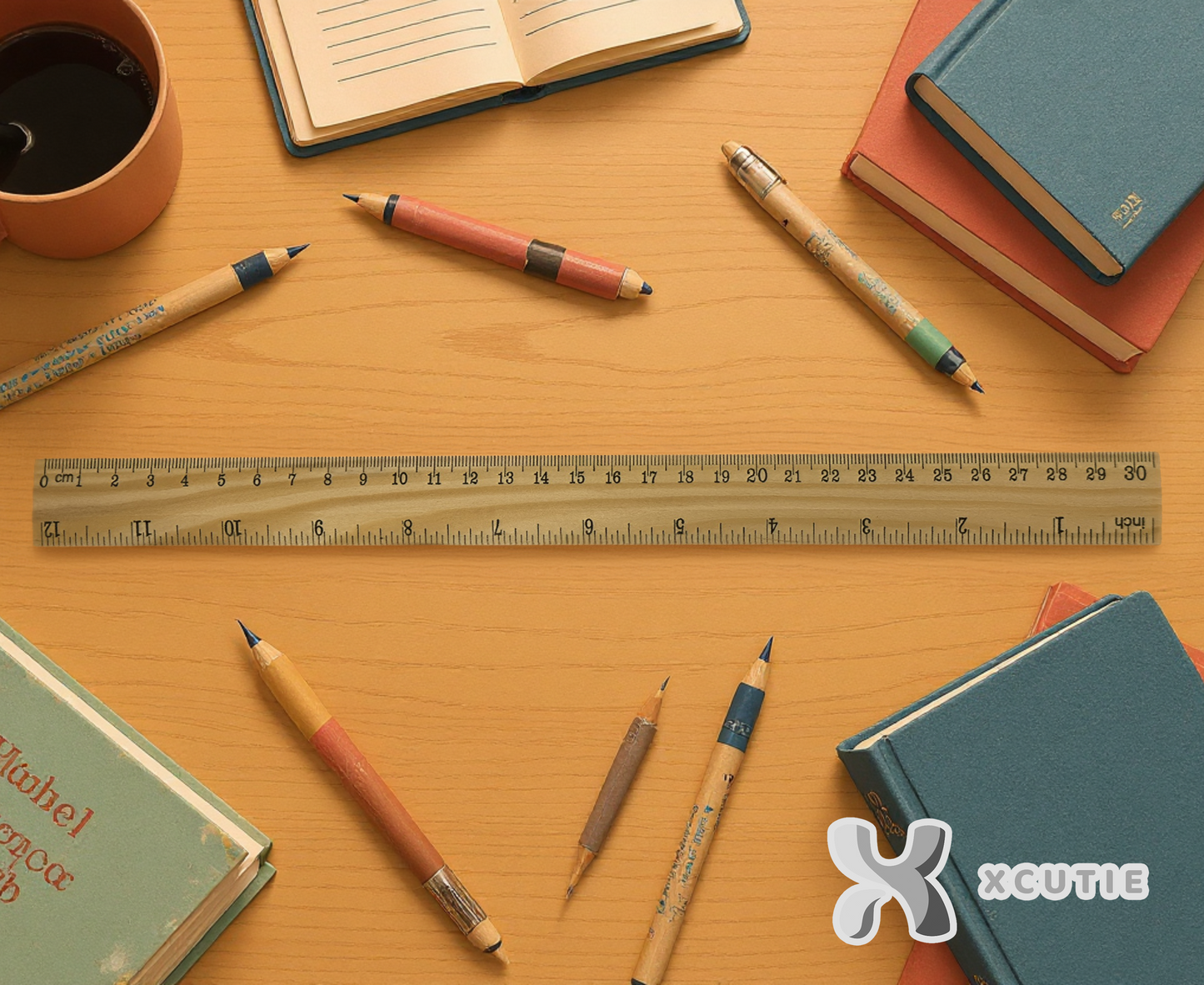 Wooden Ruler – Personalized Gift for Teachers, Students & Friends