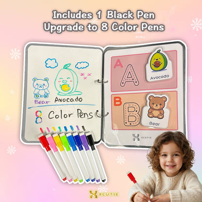 My ABC Sticker Book – "Quiet Book" for Busy Toddlers Interaction