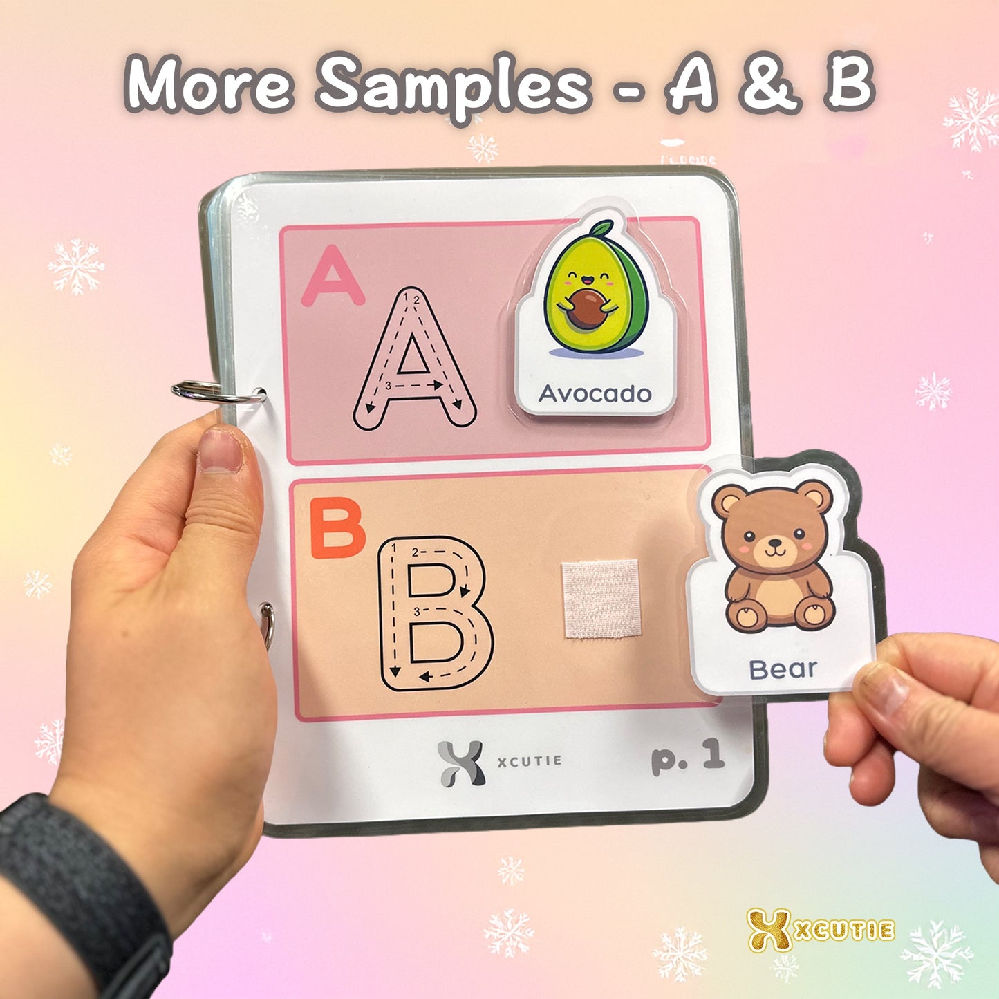 My ABC Sticker Book – "Quiet Book" for Busy Toddlers Interaction