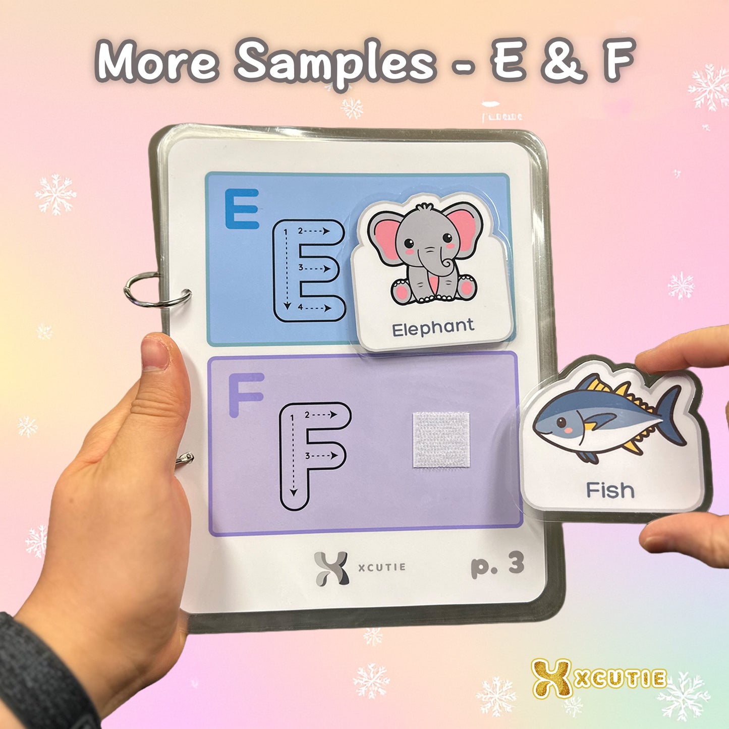 My ABC Sticker Book – "Quiet Book" for Busy Toddlers Interaction