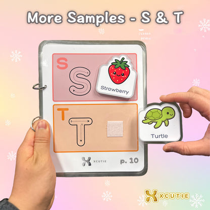 My ABC Sticker Book – "Quiet Book" for Busy Toddlers Interaction