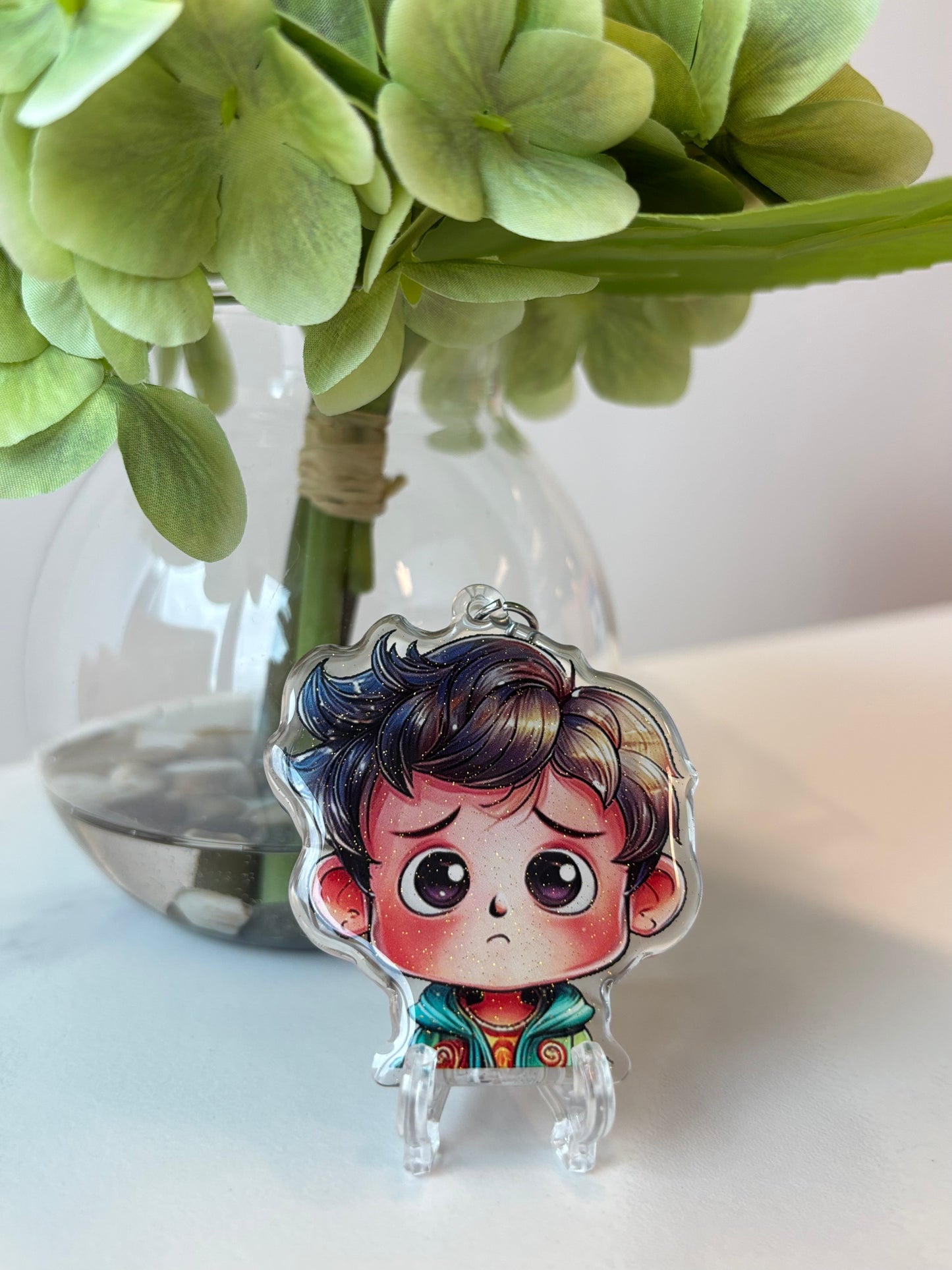 Little Blue One  - A little off cutie keyring