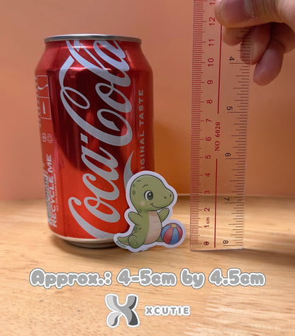 QQ Dino - Brahiosaurus - Dinosaur  Vinyl Sticker Set #02 | 12 pcs/ pack