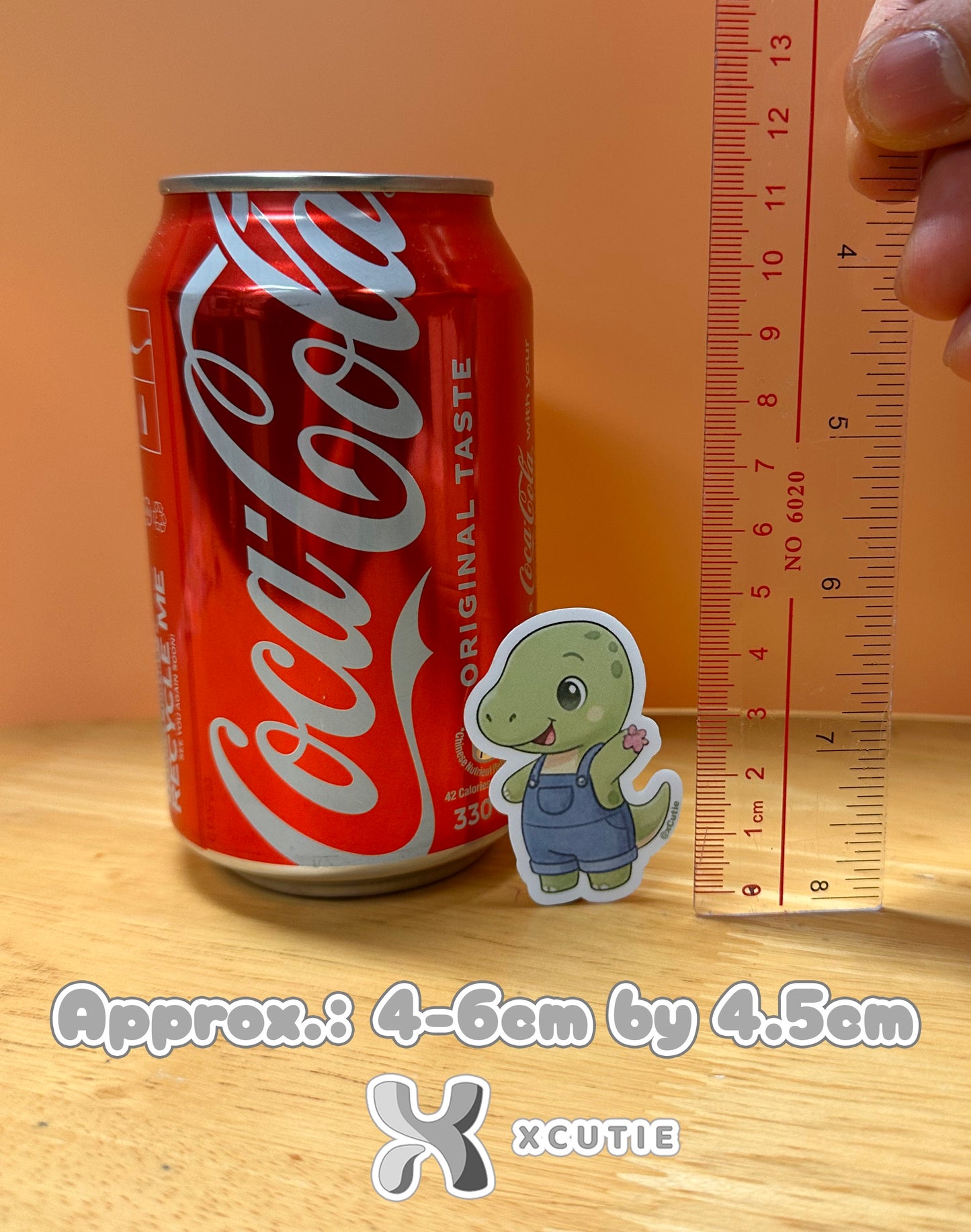 QQ Dino - Brahiosaurus - Dinosaur  Vinyl Sticker Set #02 || 12 pcs/ pack