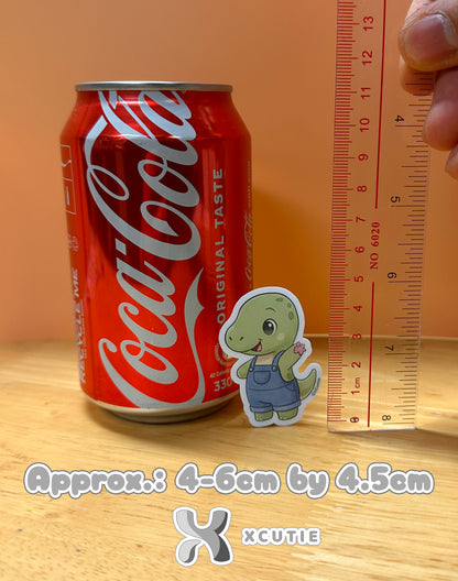 QQ Dino - Brahiosaurus - Dinosaur  Vinyl Sticker Set #02 || 12 pcs/ pack