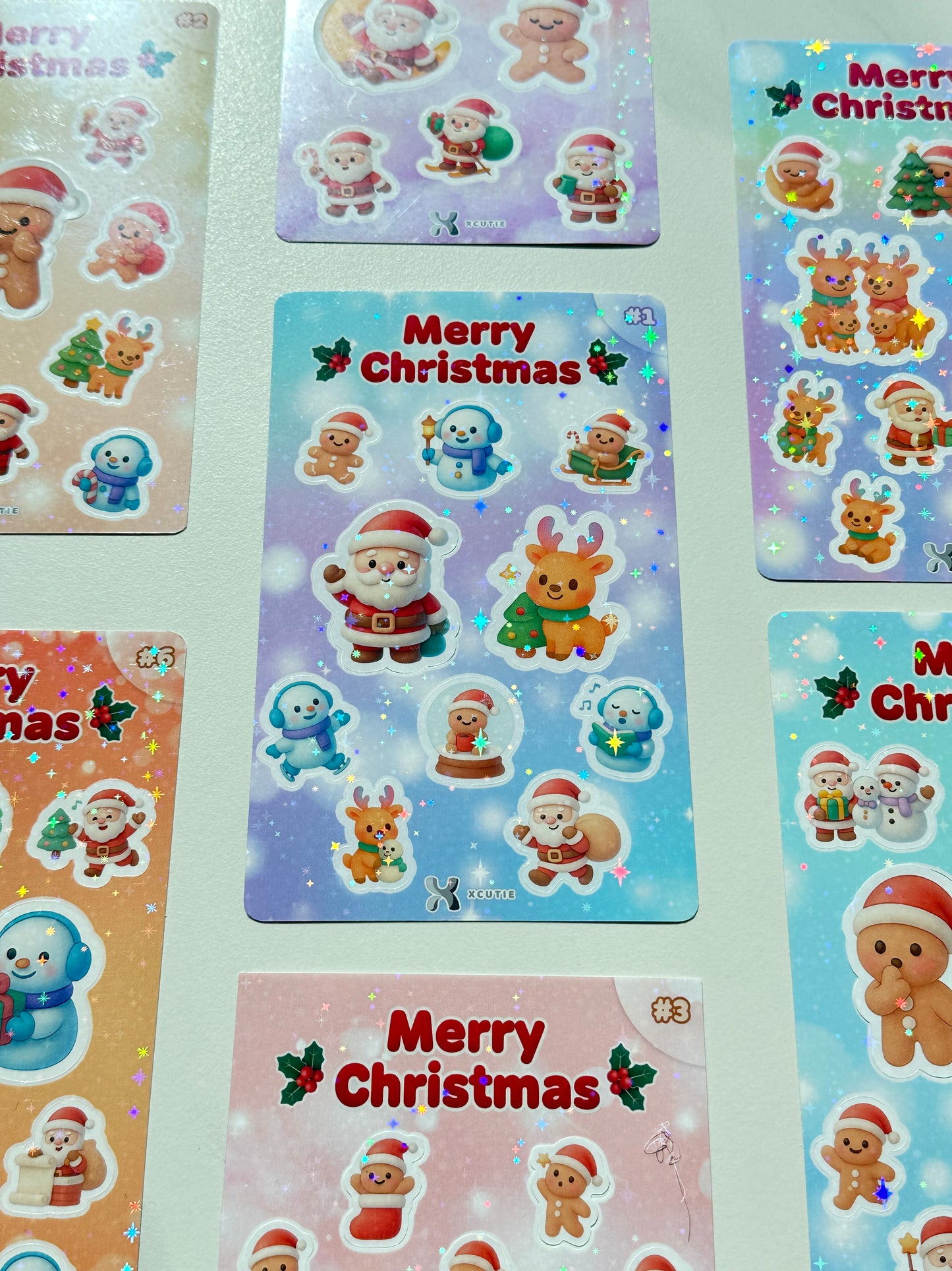 QQ Christmas Sticker Pack Set 01 | 10 Stickers