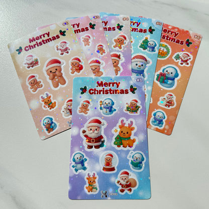 QQ Christmas Sticker Pack Set 05 | 10 Stickers