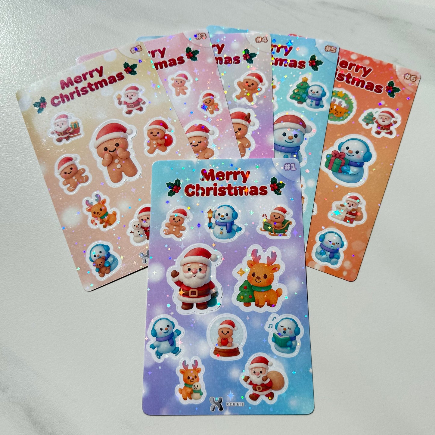 QQ Christmas Sticker Pack Set 03 | 10 Stickers