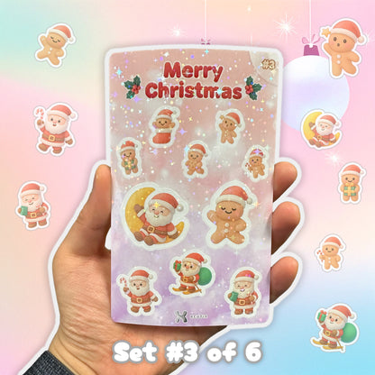 QQ Christmas Sticker Pack Set 03 | 10 Stickers