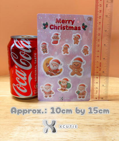 QQ Christmas Sticker Pack Set 03 | 10 Stickers