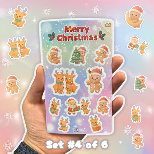 QQ Christmas Sticker Pack Set 04 | 10 Stickers
