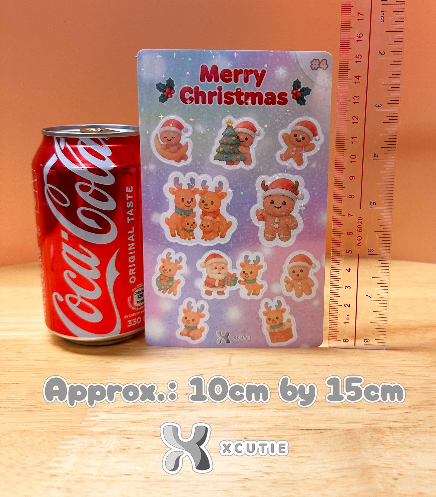 QQ Christmas Sticker Pack Set 04 | 10 Stickers