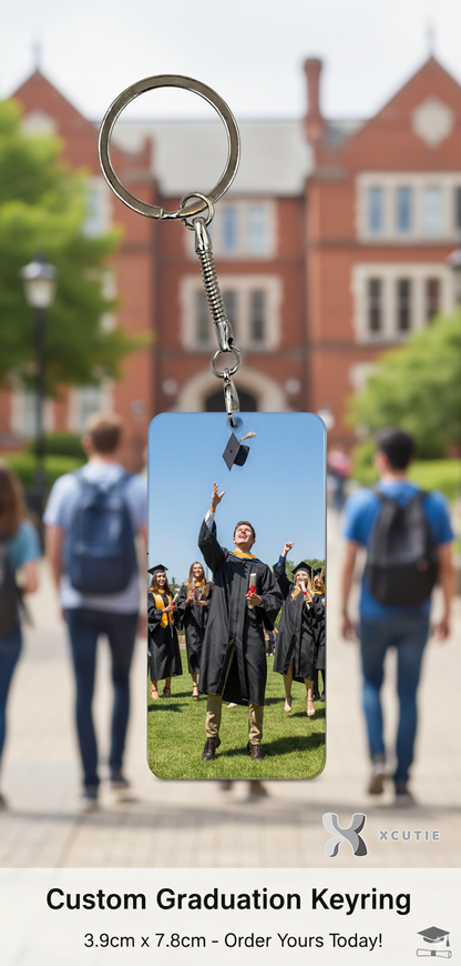 Personalized Photo Keyring - Large Rectangle