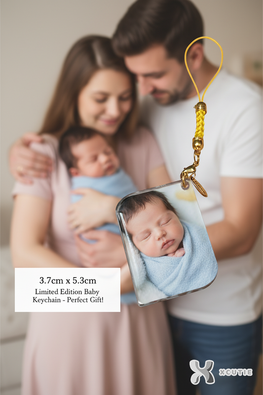 Personalized Photo Keyring - Rhombus