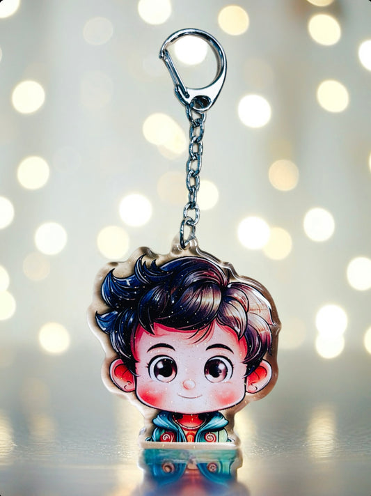 Always Smiling Cutie - A soft kind of happiness keyring