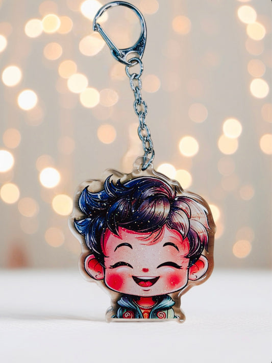 Forever Smiler - Worry-free  keyring