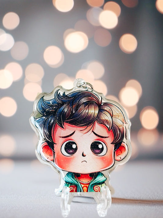 Little Blue One  - A little off cutie keyring