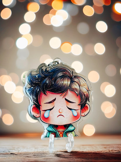 Boy In Tears  - The teardrop cutie keyring