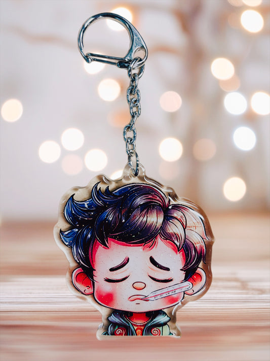 The Little Patient - Cutie on pause keyring