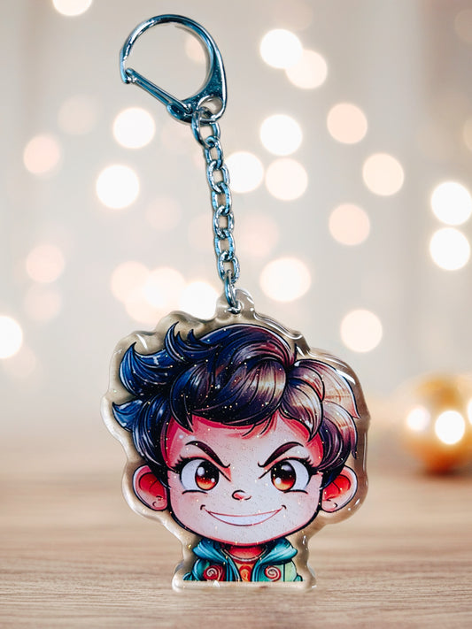 The Sneaky Smiler - Cheeky but charming keyring