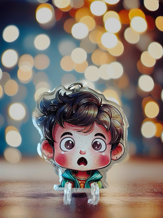 The Oh-My Moment  - Cutie in shock keyring