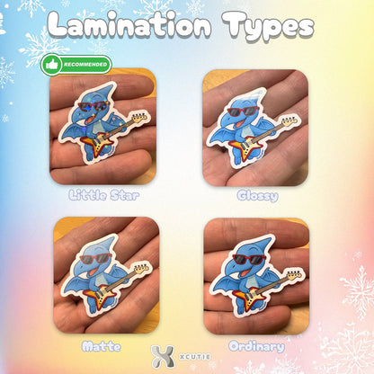 QQ Dino - Pterodactyl - Dinosaur  Vinyl Sticker Set #01 | 10pcs/ pack