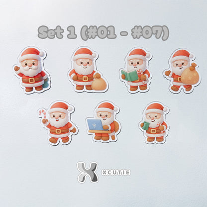 Santa Claus Sticker - Christmas Set 01 | 14 pcs/ pack