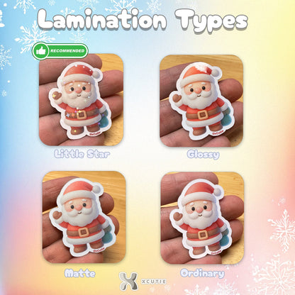 Santa Claus Magnet - Christmas Set 02 | 12 pcs/ pack