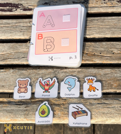 My ABC Sticker Book – "Quiet Book" for Busy Toddlers Interaction