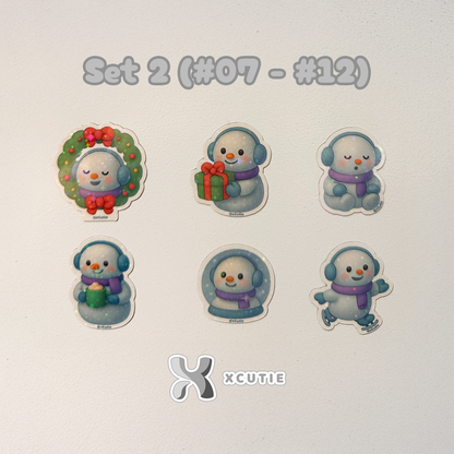 Snowman Magnet - Christmas Set | 12 pcs/ pack