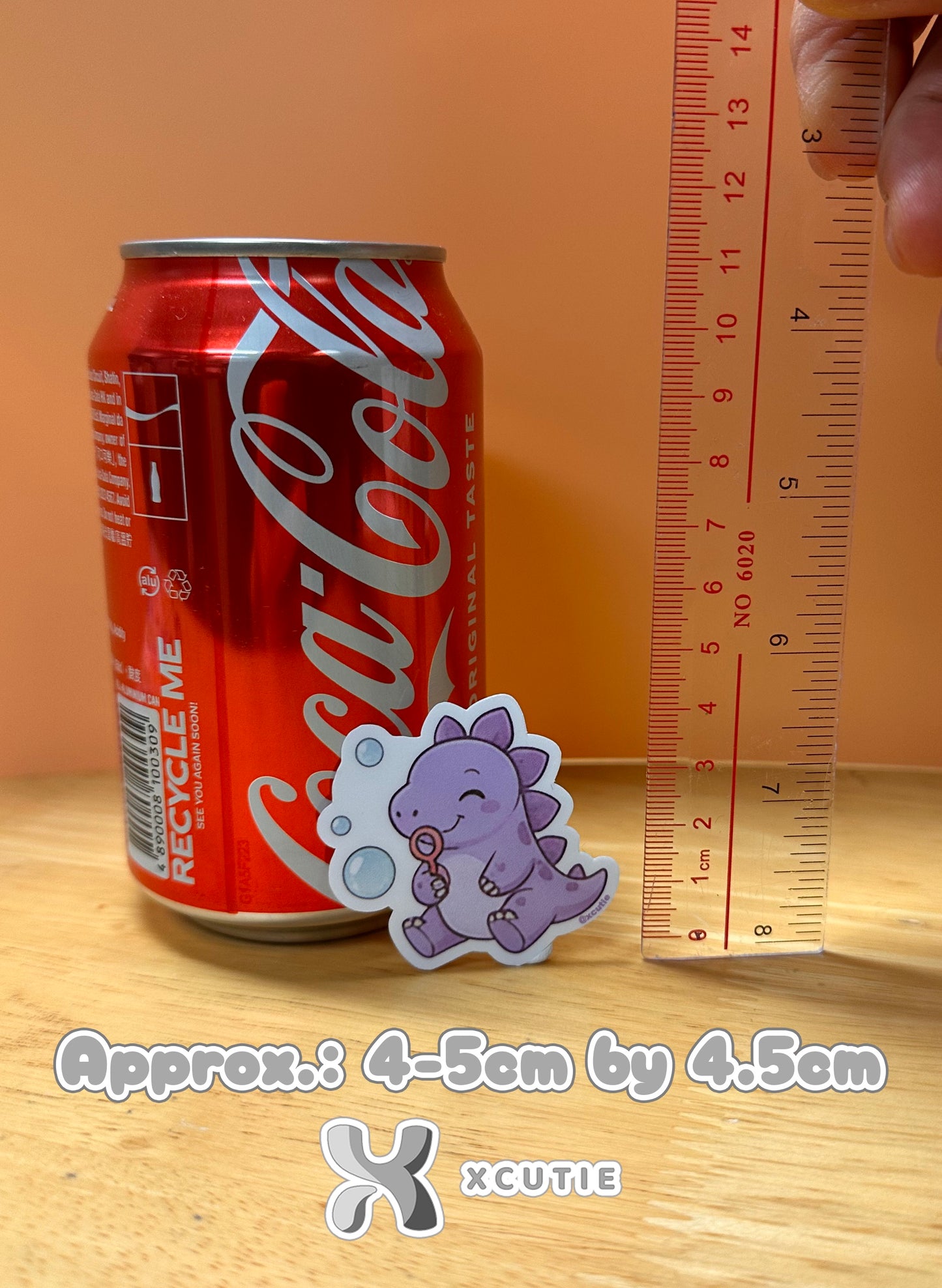 QQ Dino - Stegosaurus - Dinosaur  Vinyl Sticker Set #02 || 12 pcs/ pack