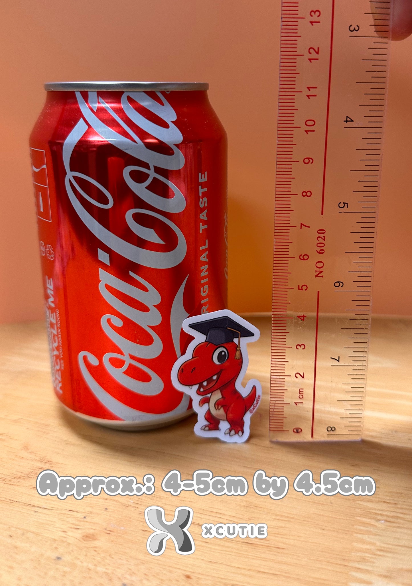 QQ Dino - Trex - Dinosaur  Vinyl Sticker Set #02 || 12 pcs/ pack