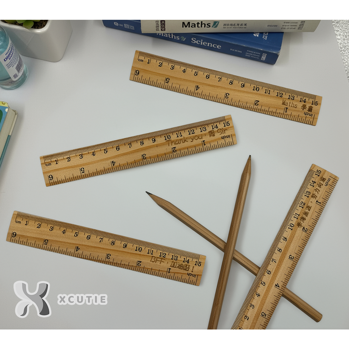 Wooden Ruler – Personalized Gift for Teachers, Students & Friends