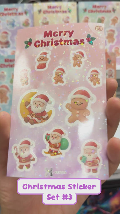 QQ Christmas Sticker Pack Set 03 | 10 Stickers