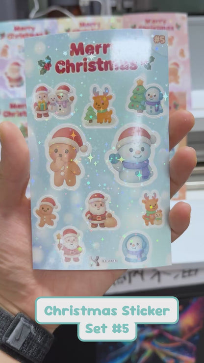 QQ Christmas Sticker Pack Set 05 | 10 Stickers
