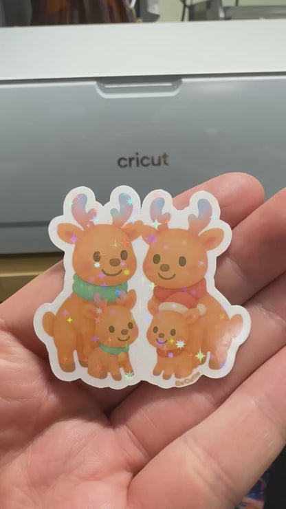 Reindeer Sticker - Christmas Set | 14 pcs/ pack